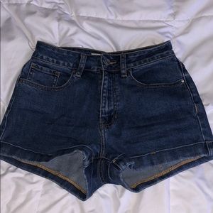 High Waisted Jean Shorts
